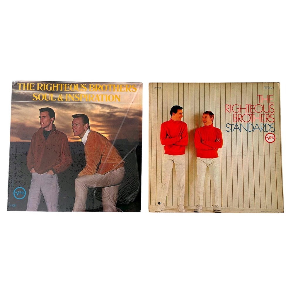 Righteous Brothers Vinyl Lot Soul & Inspiration Standards Verve Records LP 60s